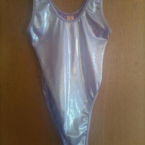 Purple Metallic Bodysuit Sz L/XL